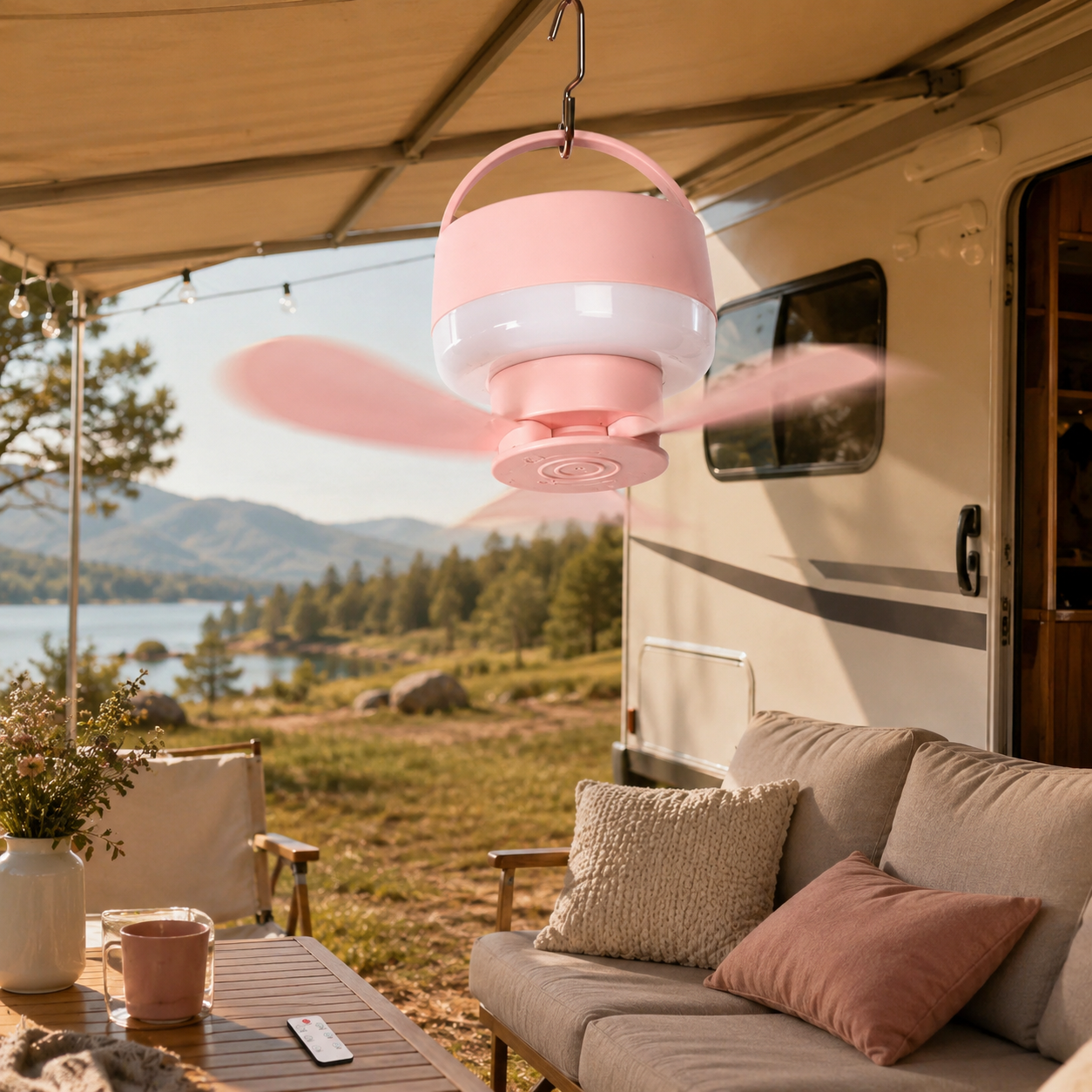 Portable Camping Light – Rechargeable and Hangable for Outdoor Use