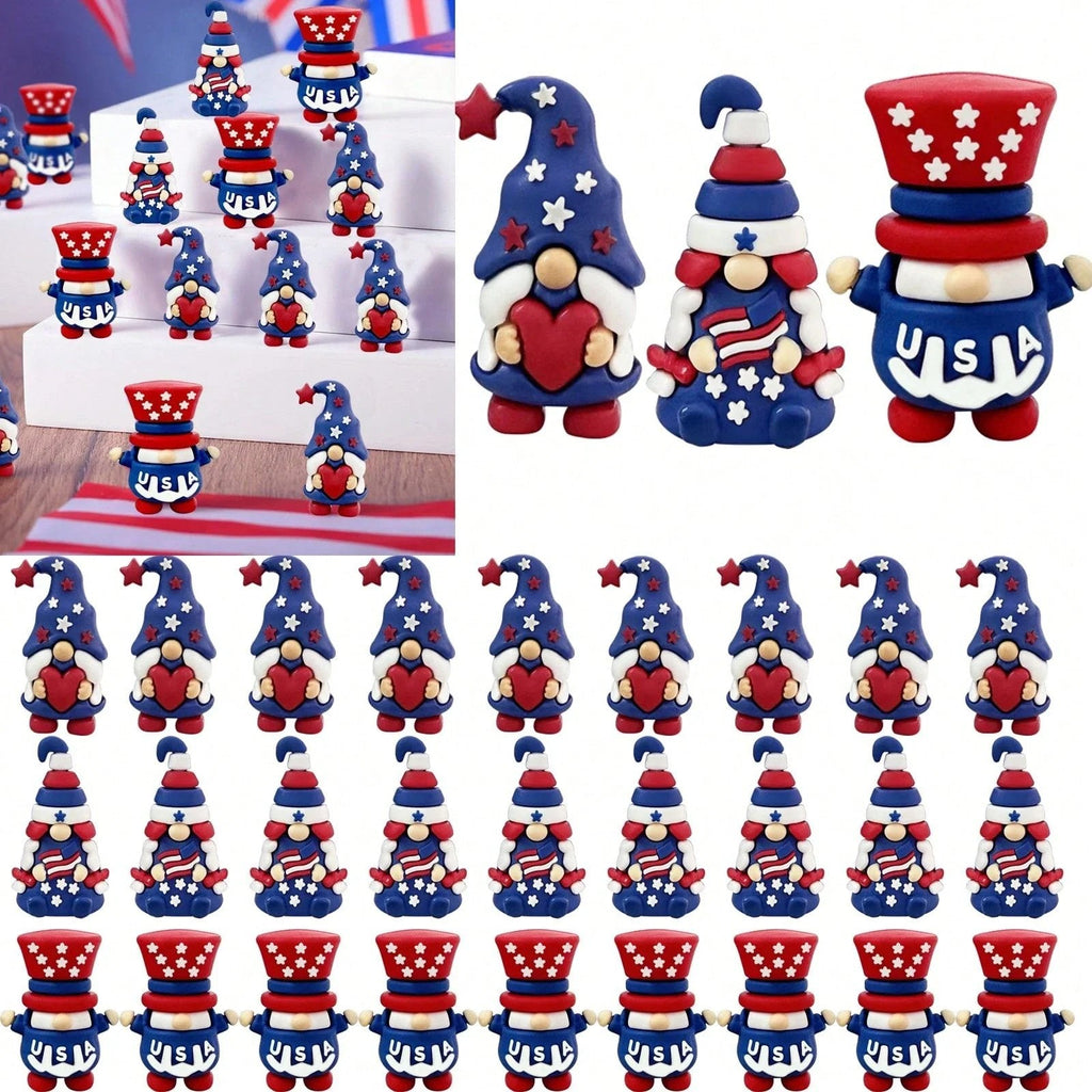 Patriotic gnome figurine, July 4th gift