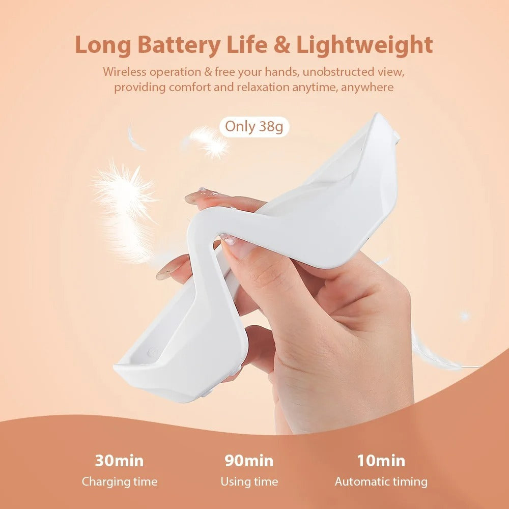 🖐️Eye Massager With Red Light For Under Eye Swelling And Fine Lines