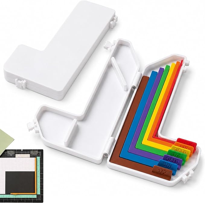 ✨📏Paper Crafting Alignment Guide Set with Case, 7 PCS Precision Layering!!!✂️