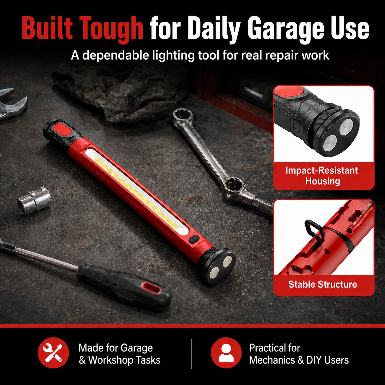 Father's Day Promotion SAVE 49% & FREE SHIPPING🔥3000LM Rechargeable Magnetic LED Work Light Bar