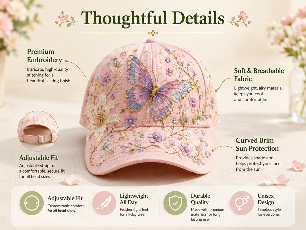 🔥Last Day 49% OFF 🌸🌿 Garden Morning Cap (✨2026 Limited Edition)