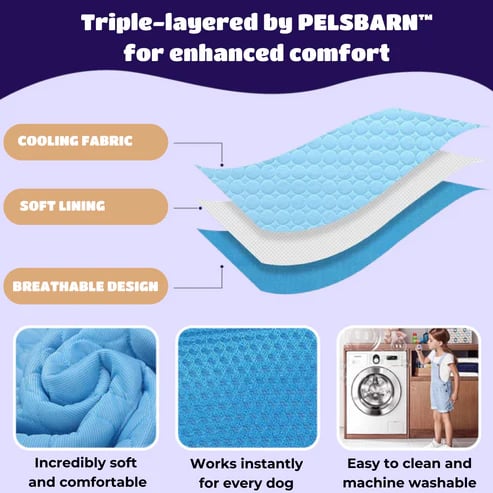 🔥🔥Hot Sale 🧊Dog Cooling Mat (4x more effective)