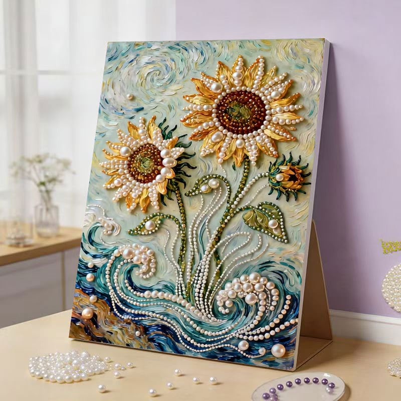 🔥Last Day 50% OFF - 🏰✨DIY Beaded Art Kit - Castle Pearl Painting🎇