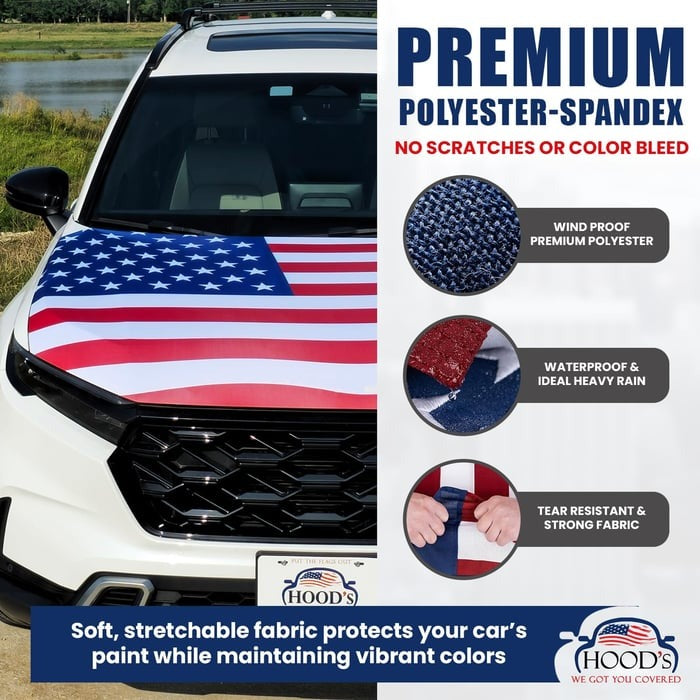 🎉4th Of July Flash Sale 65K+🔥American Car Hood Flag🦅
