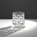 Luxury 360° Spinning Crystal Glass – Star-Cut Stress Relief Whiskey & Wine Glass