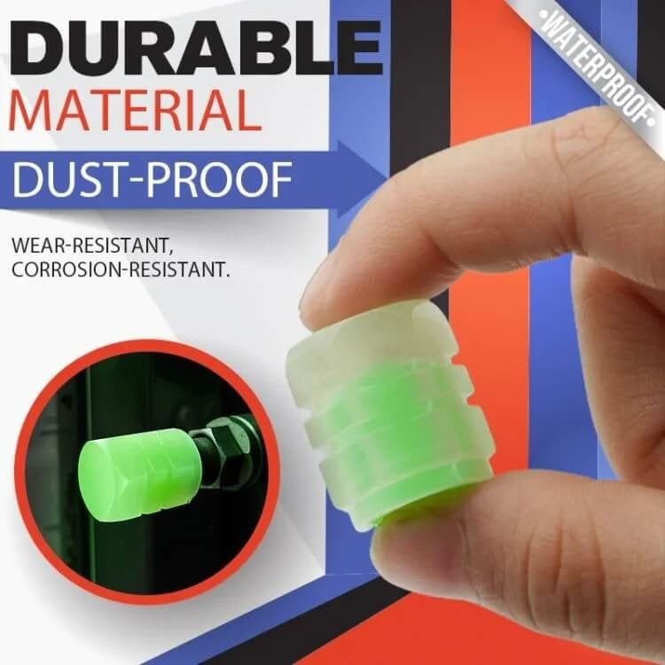 🚗🌙Luminous Tire Valve Stem Caps