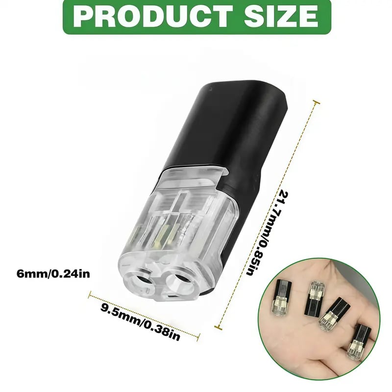 Double-Wire Plug-in Connector Led Light Strip Connectors 1/2/3Pin