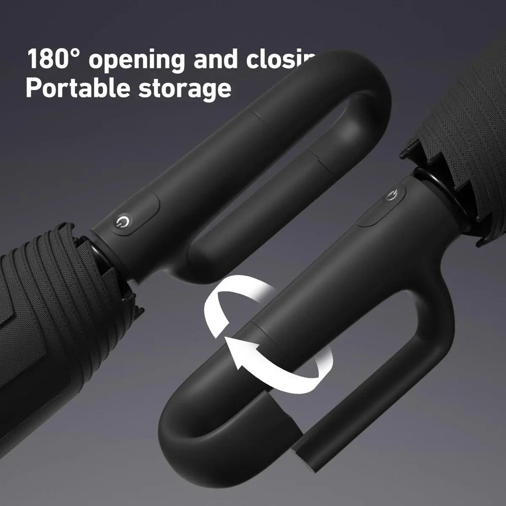 ☔Portable Automatic Folding Umbrella-Windproof Waterproof with Loop Buckle