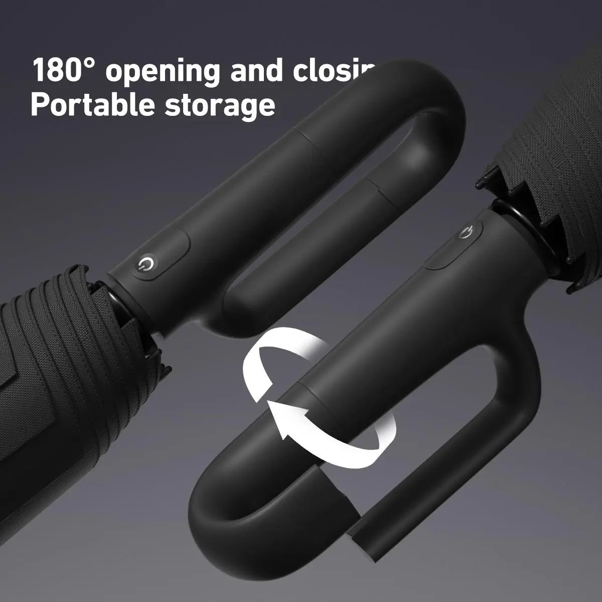 ☔Portable Automatic Folding Umbrella-Windproof Waterproof with Loop Buckle