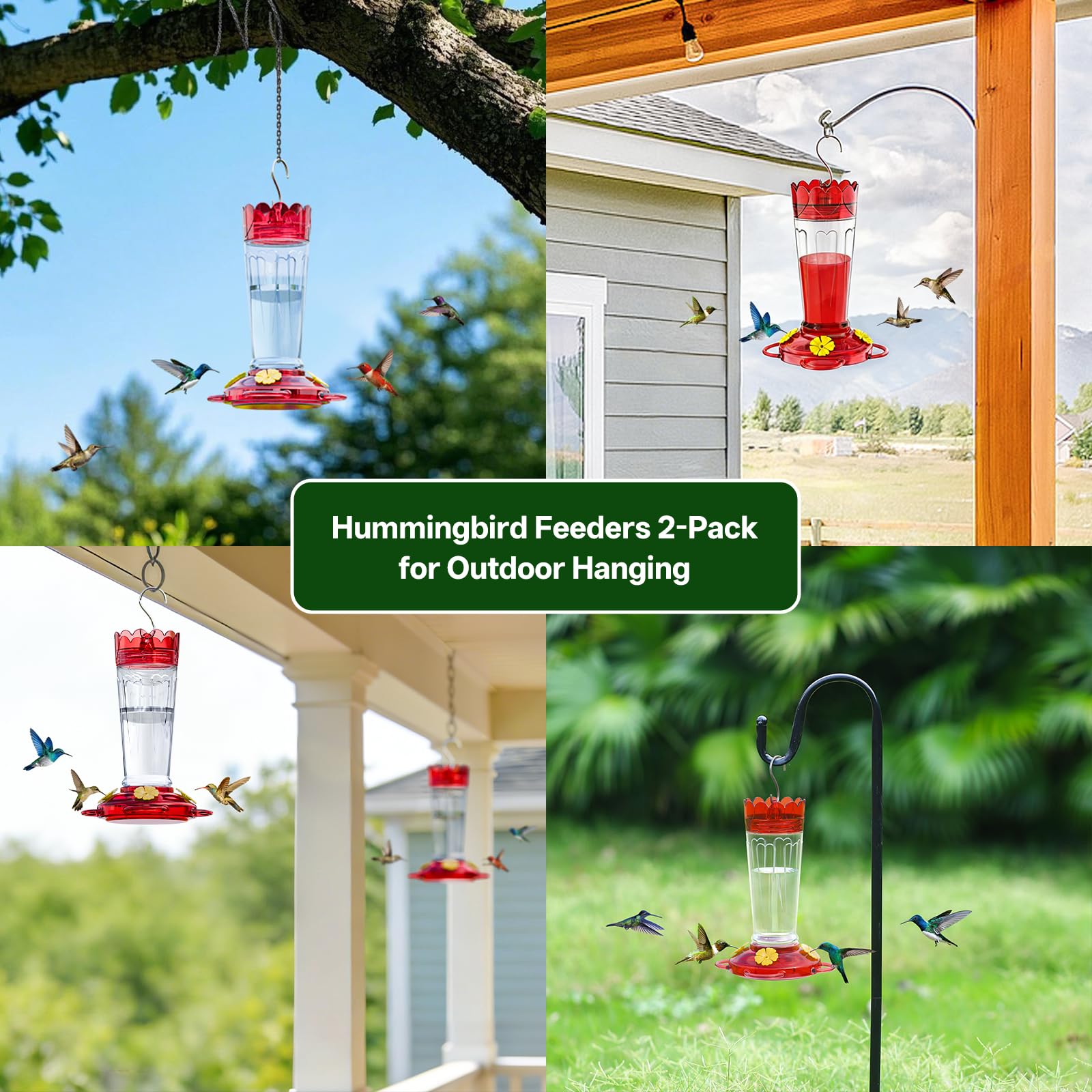 🐦&nbsp;Hummingbird Feeders for Outdoor Hanging
