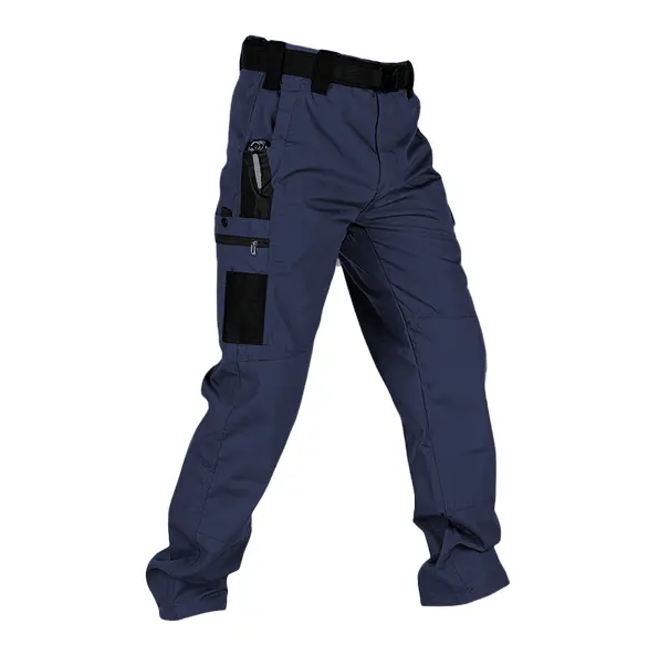 🔥LAST DAY 50% Men's - Waterproof Tactical Work Pants - Solid Color with Multi-Pockets for Outdoor Activities