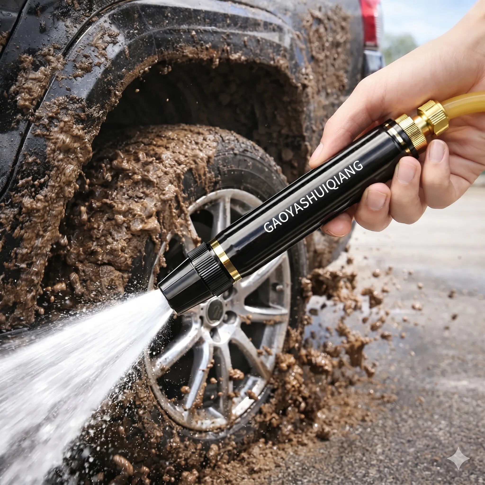 🔥LAST DAY 49% OFF - 🏠🚗High Pressure Car Wash Water Gun - All-in-One Kit with Power Booster Nozzle⚡