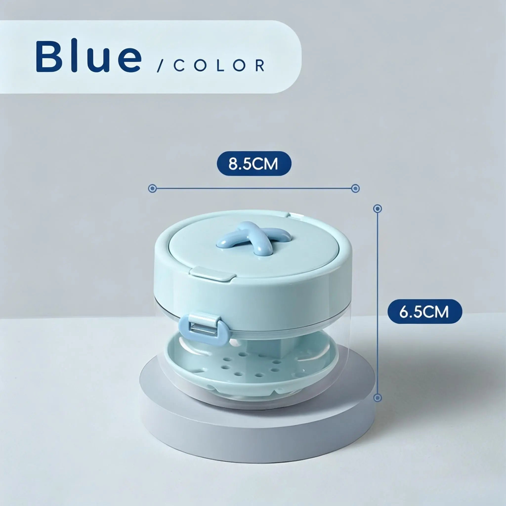 💧Retainer Cleaner Case with Mirror, Brush & Drain Tray