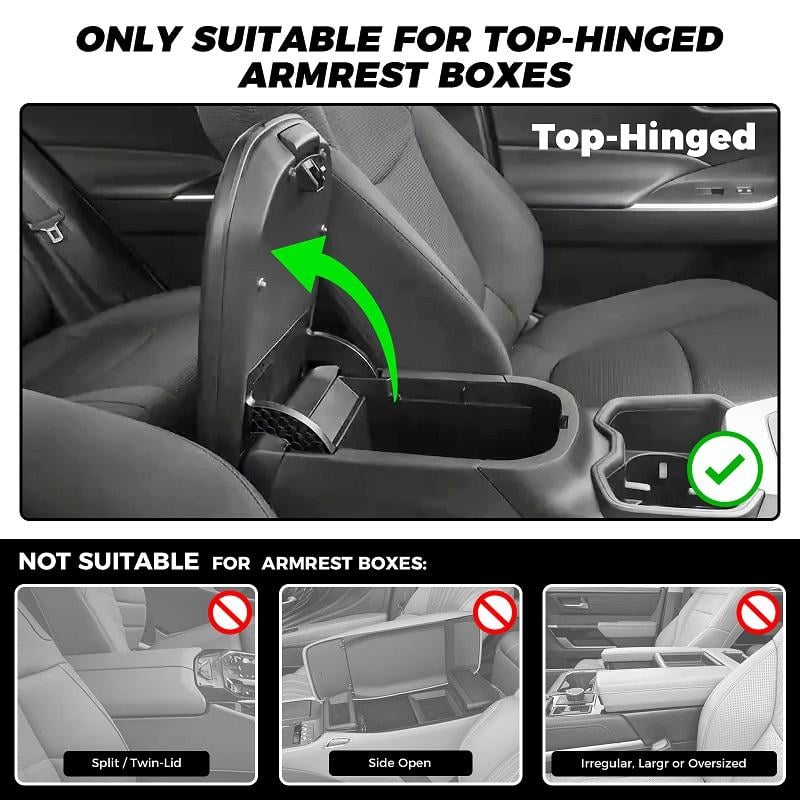 Multifunctional PU Leather Car Armrest Box Mat🚗