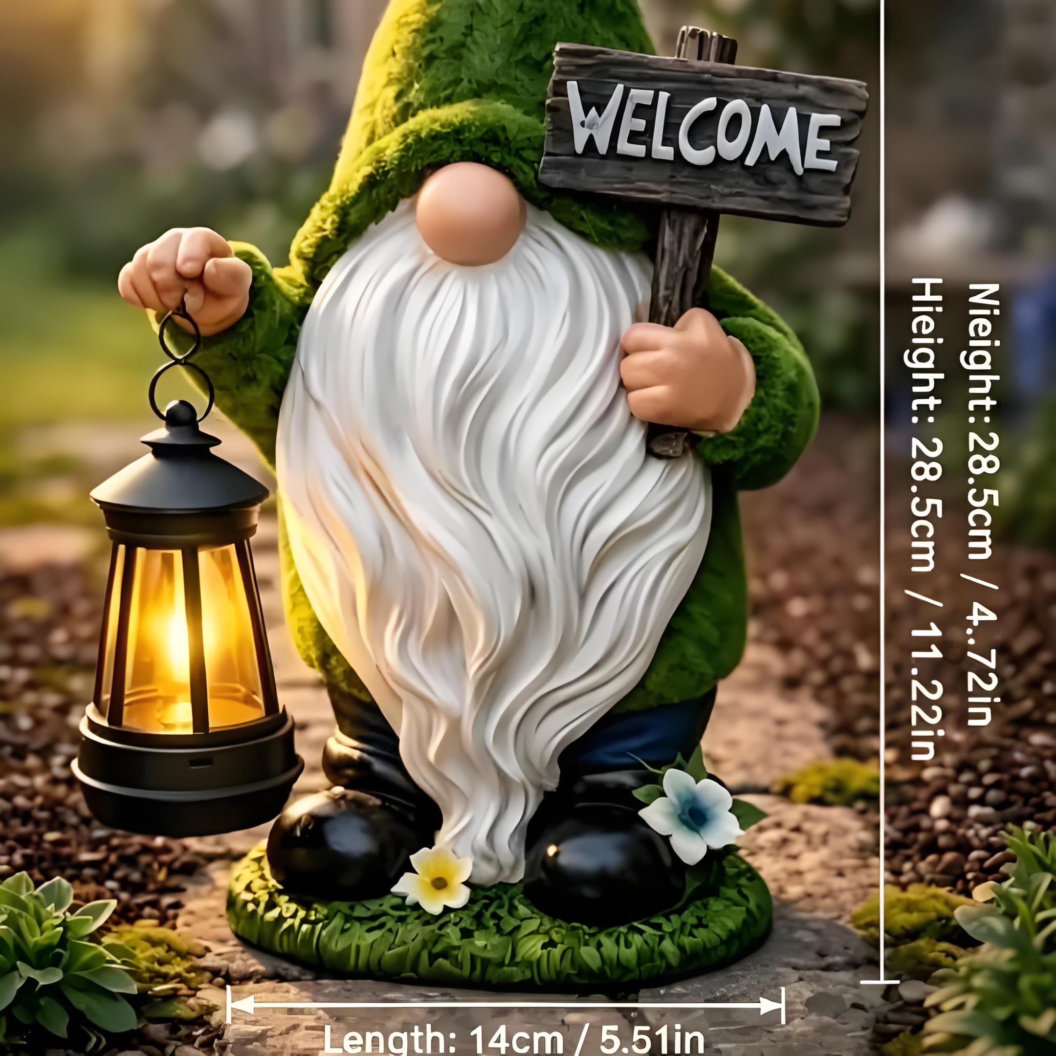 🌺Summer Sale 49% OFF🔥Outdoor Garden Gnomes with LED Solar Light