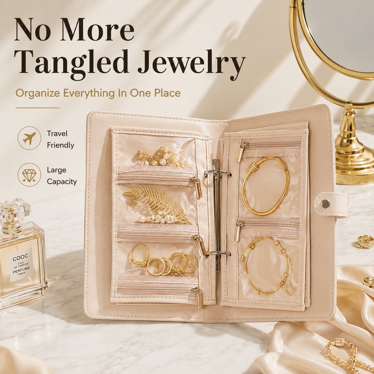 🔥LAST DAY 49% OFF - Travel Jewelry Notebook 🔥Buy 2 Free Shipping