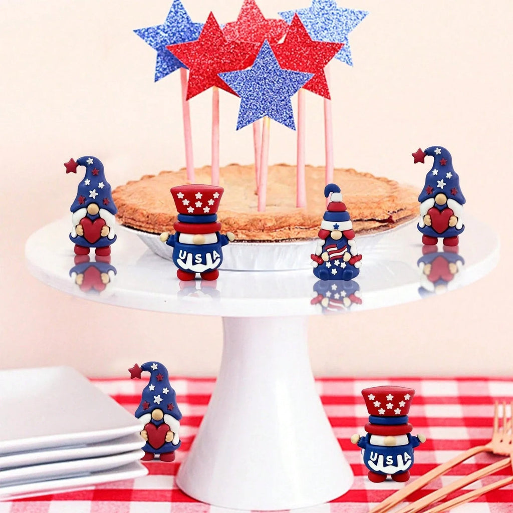 Patriotic gnome figurine, July 4th gift