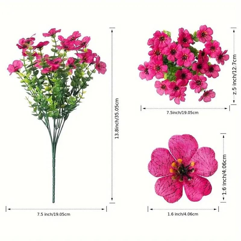 💐 UV-Resistant Colorful Artificial Flowers – 49% OFF Today Only 🌸