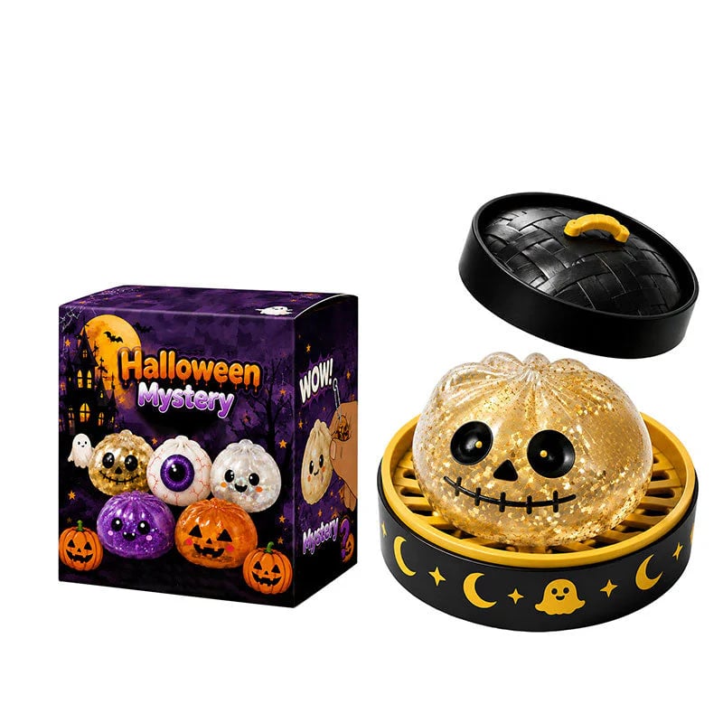 🎃 Halloween Dumpling Squeeze Squishy Toy