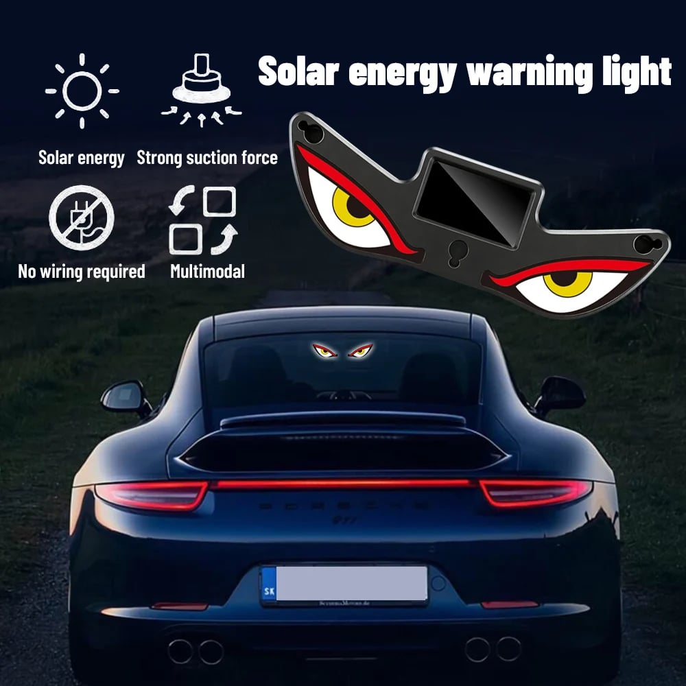 🔥Last Day 50% OFF - 😈👁️Solar Demon Eye LED Car Window Light