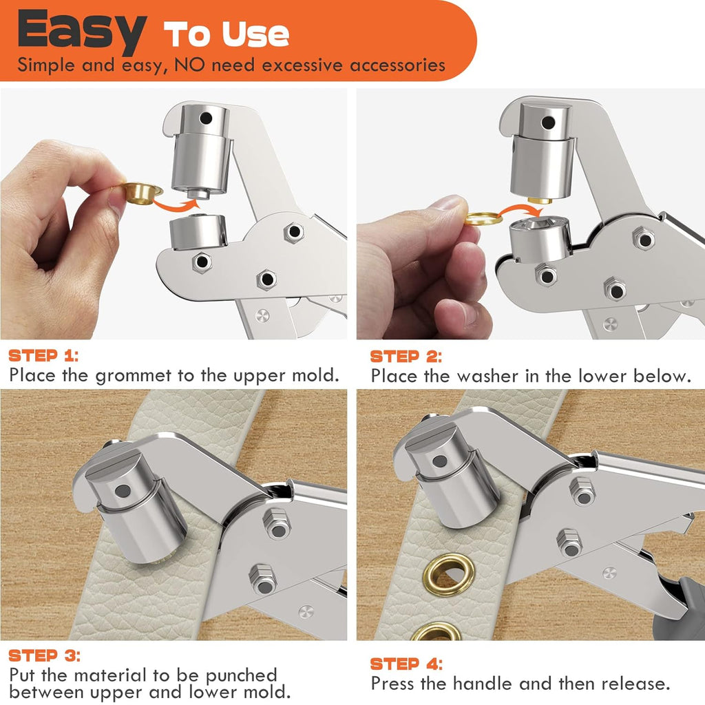 Heavy-Duty Professional Grommet Tool
