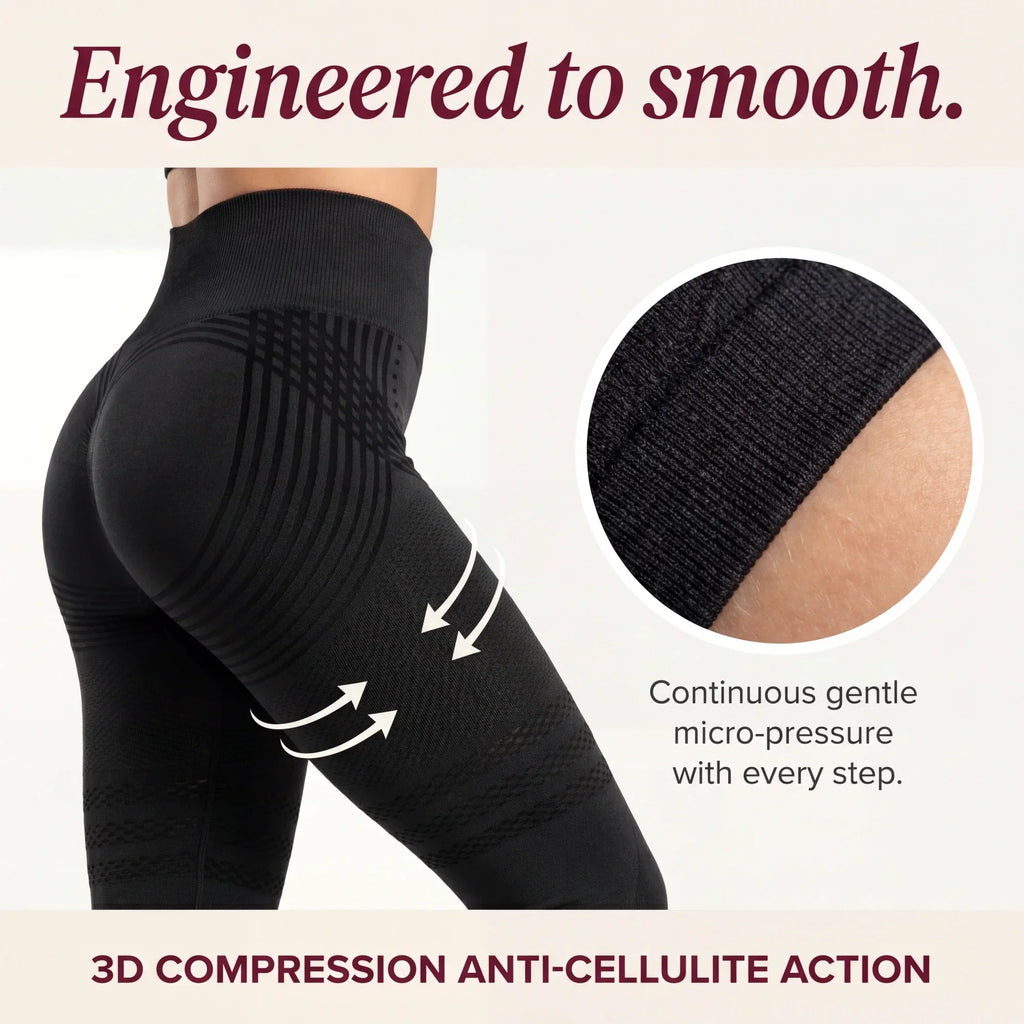 🍑Snoovely 3D Anti-Cellulite Leggings – Sculpt, Smooth & Shape with Every Step