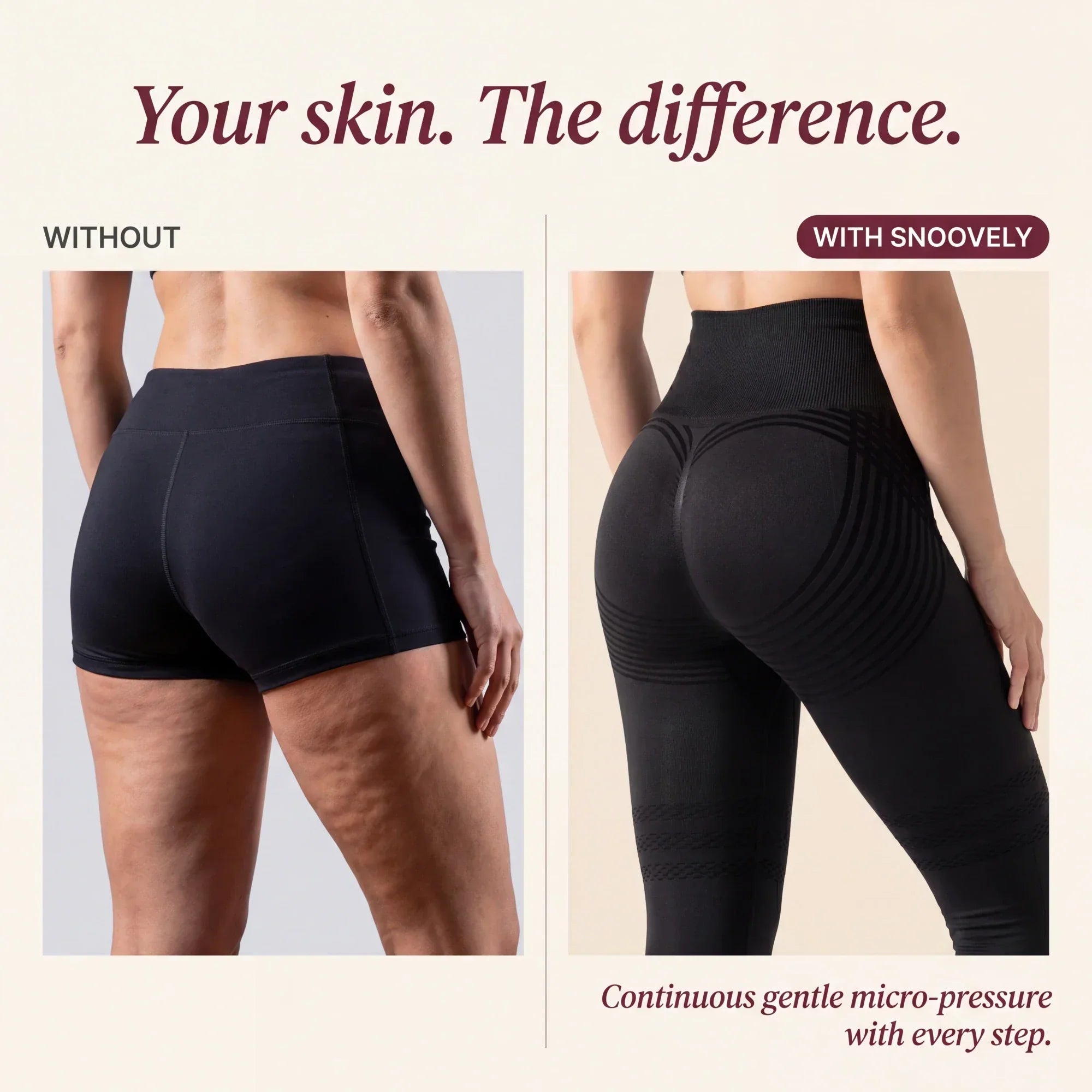🍑Snoovely 3D Anti-Cellulite Leggings – Sculpt, Smooth & Shape with Every Step