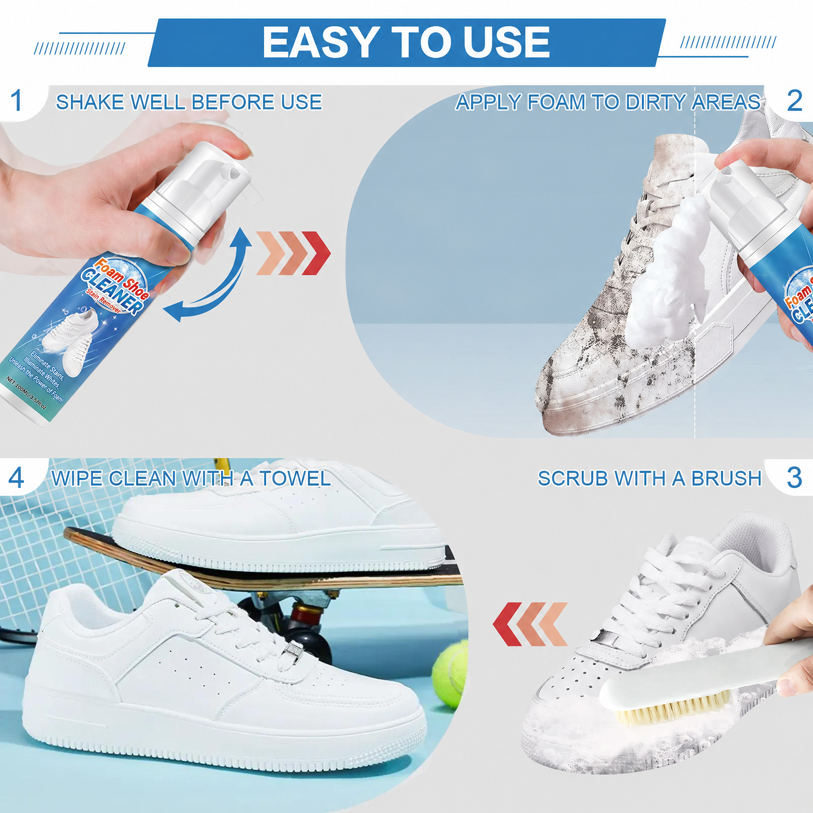 🔥LAST DAY 49% OFF -👟All Purpose Shoe Care Set Fits Multiple Material Shoes