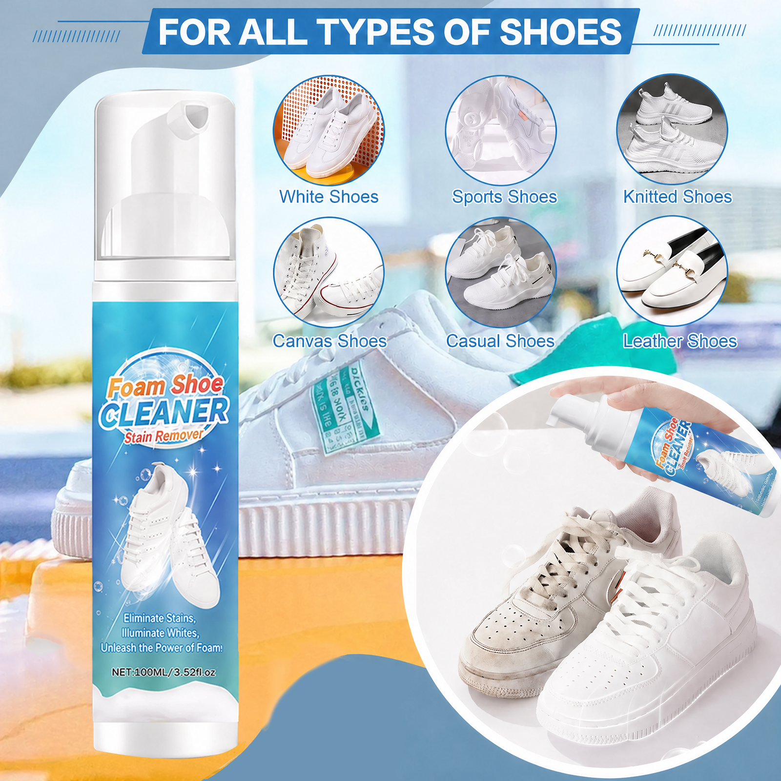 🔥LAST DAY 49% OFF -👟All Purpose Shoe Care Set Fits Multiple Material Shoes
