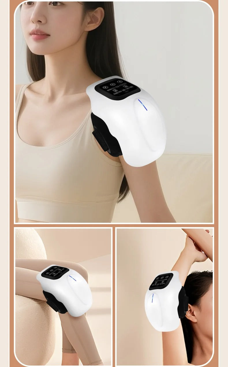 Knee Massager Smart Heat, Red Light Therapy, and Vibration Massage - FSA or HSA eligible