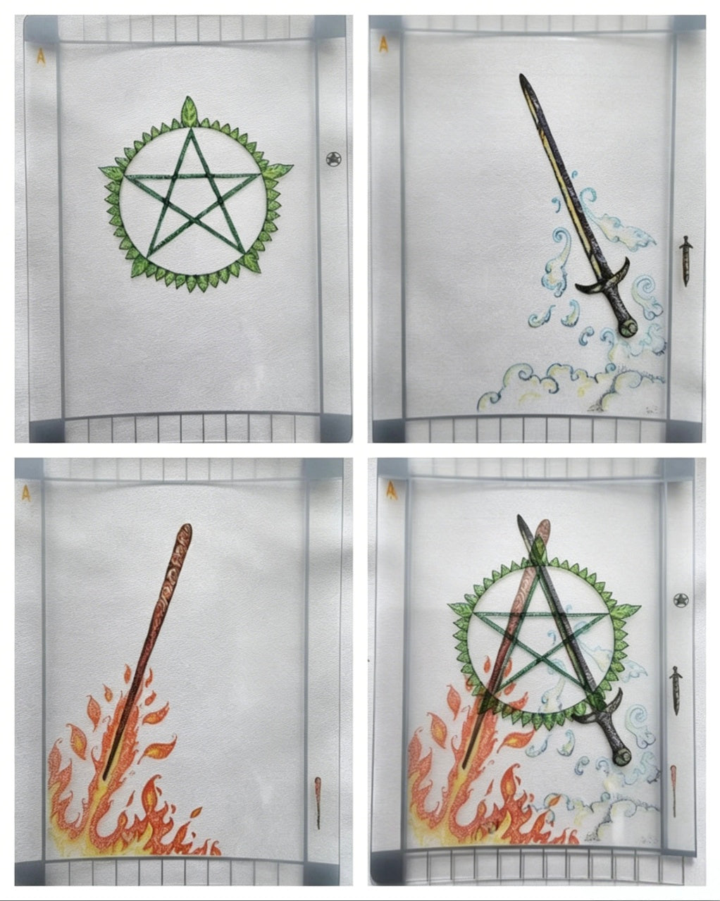 🔮 Mystical Transparent Tarot Collection – Updated 2nd Edition