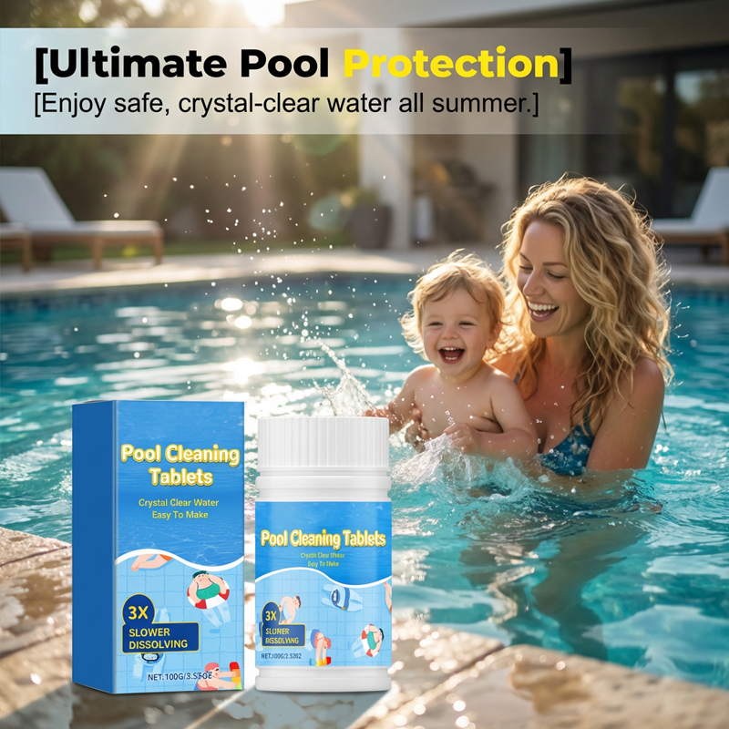 💦Crystal Clear Pool Cleaner🔥 Long-Lasting Cleaning Tablets