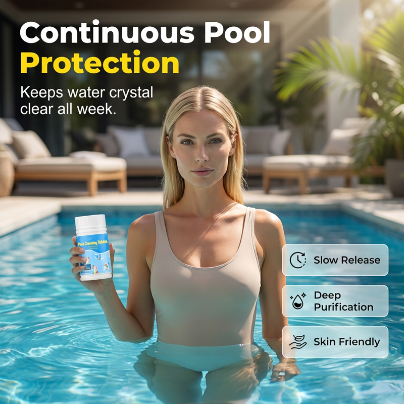 💦Crystal Clear Pool Cleaner🔥 Long-Lasting Cleaning Tablets