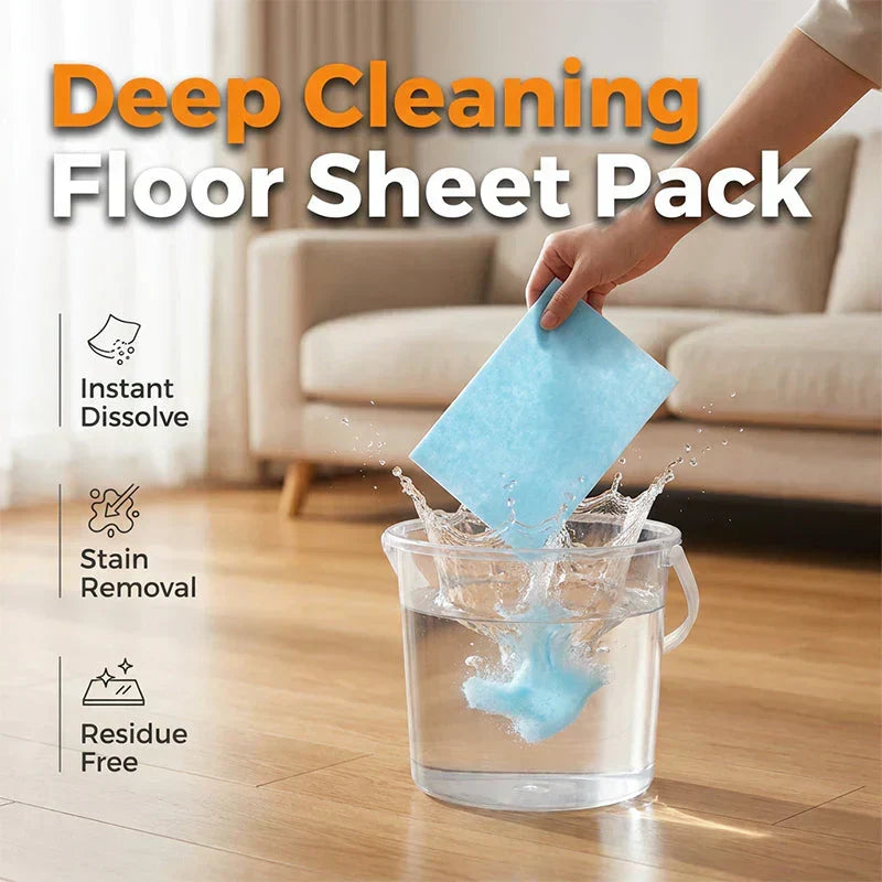 🔥Multi-Surface Floor Cleaning Tablets – Concentrated Cleaner for Hardwood, Tile, Laminate & More