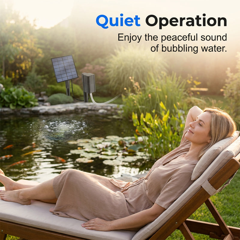 ⚡ 50% OFF NOW! ✨Solar Pond Aerator with Air Pump