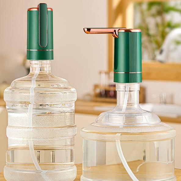 🏠 Automatic dispenser pump – multifunctional, silent & perfect for home, office, summer cottage & camping, fits most standard bottles 🌿